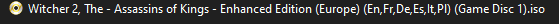 Witcher 2 Disc1